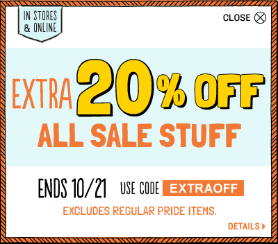 Save 20% - Use Code EXTRAOFF