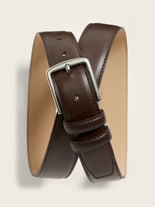 View large product image 1 of 1. Faux-Leather Belt