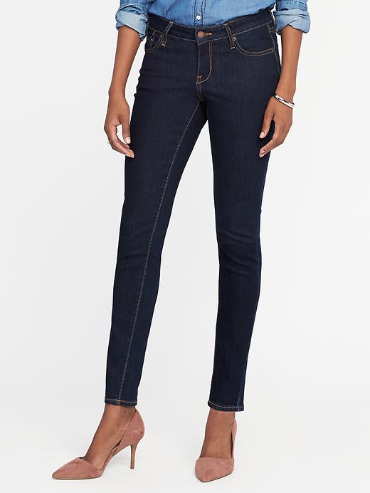 Image number 1 showing, Low-Rise Rockstar Super Skinny Jeans for Women