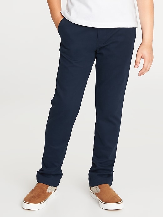View large product image 1 of 3. Skinny Built-In Flex Uniform Pants For Boys