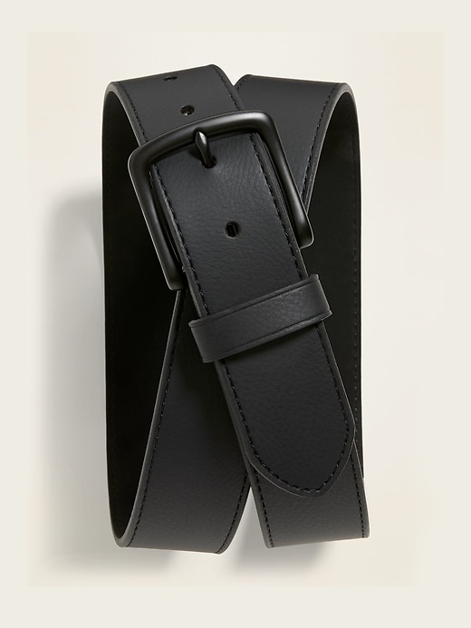 View large product image 1 of 1. Faux-Leather Belt