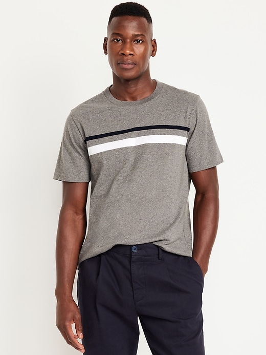 Image number 1 showing, Soft-Washed Crew-Neck T-Shirt